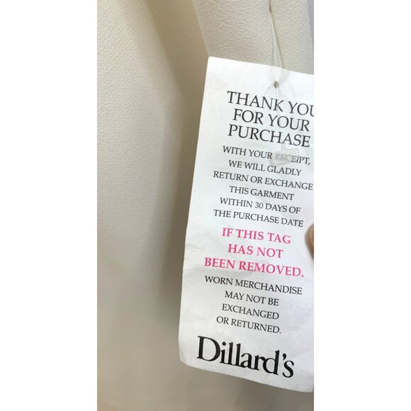 NWT Sz 12 2-Piece Patra Ivory Evening Dress Jacket Set Formal Wedding Mother - Picture 12 of 16